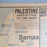 Vidal Lablache School Card No. 23 Palestine