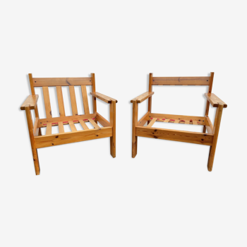 Pair of vintage armchairs year 60