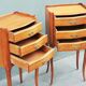 Pair of Louis XV style bedside tables