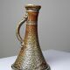 Vintage candlestick or soliflore in glazed stoneware signed Le Don.