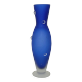 Vase en verre dépoli, 1980