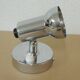 Small chrome wall light