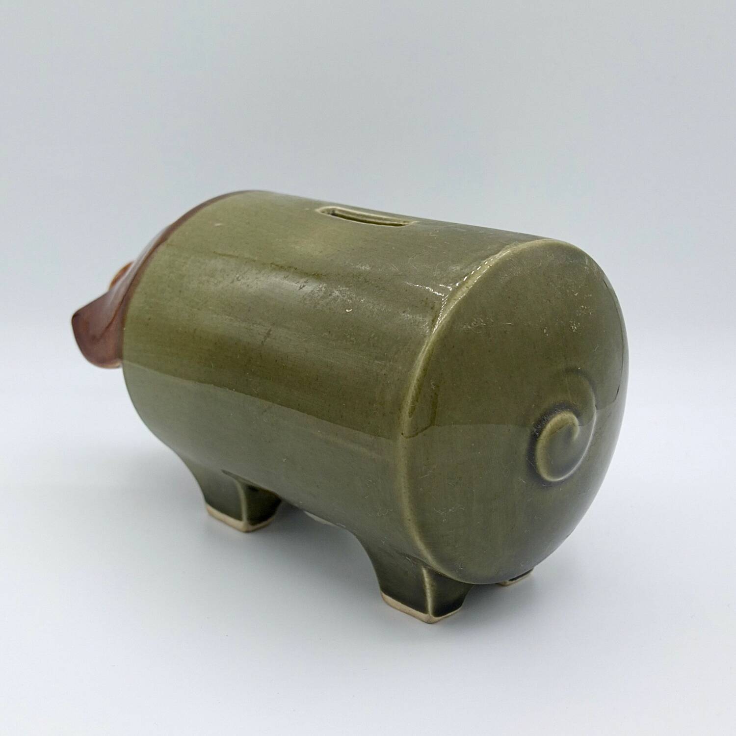 Vintage Pottery Piggy Bank