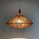 Suspension en teck et en raffia Bast par Temde