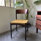 Bureau et sa chaise scandinave palissandre