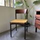 Bureau et sa chaise scandinave palissandre