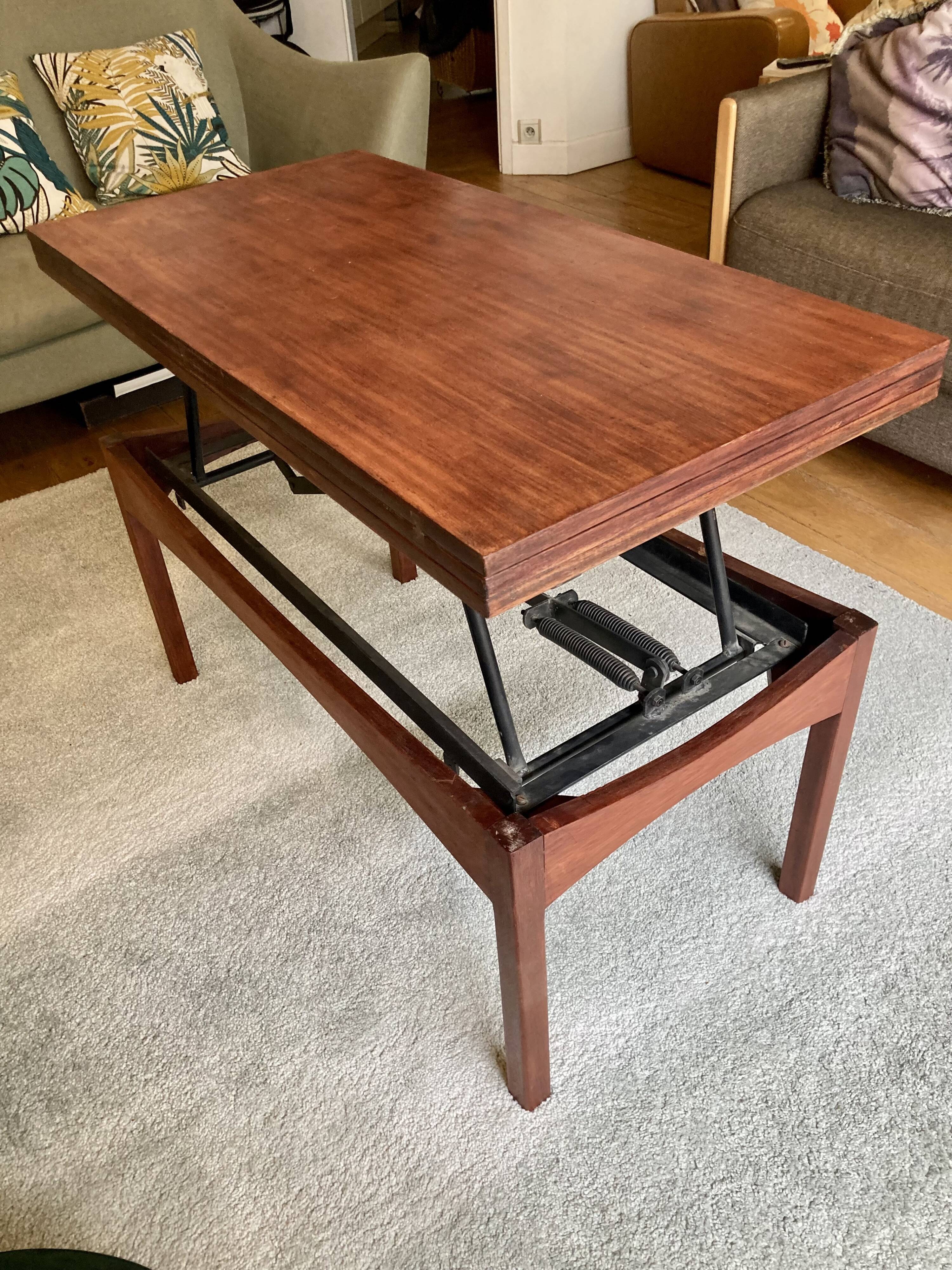 Transformable coffee table - A. Ducrot