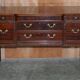 Honduran Mahogany Dressing Table with Lion Paw Carved Legs, Victorian Style