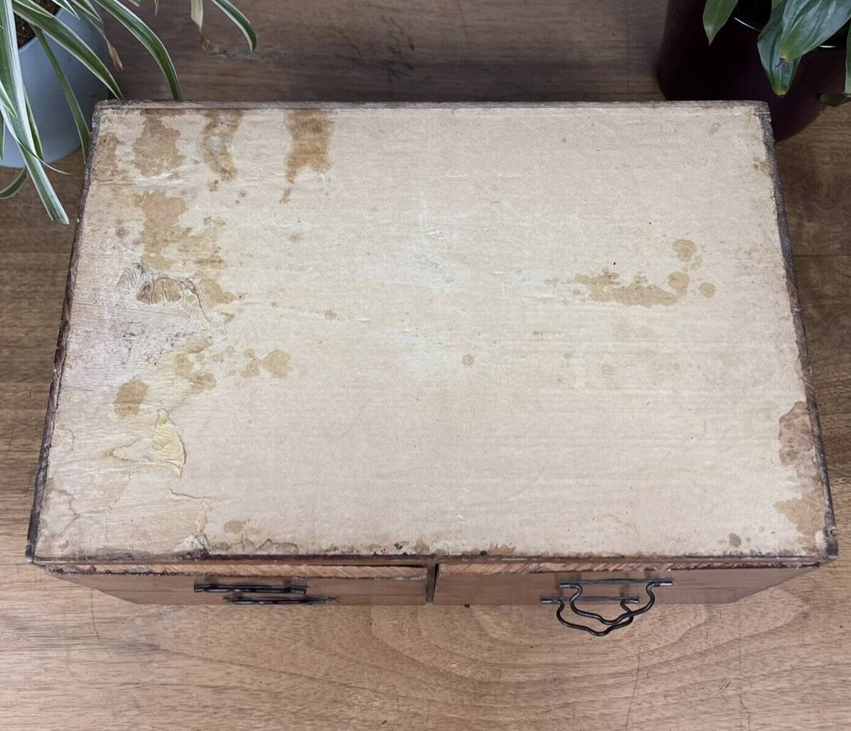 Small wooden storage unit