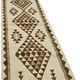 Turkish Handwoven Vintage Herki Kilim 96 cm x 360 cm