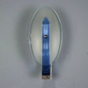 Vintage wall light in glass and metal, Italian design, 1960s.