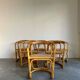 Chaises en bambou vintage