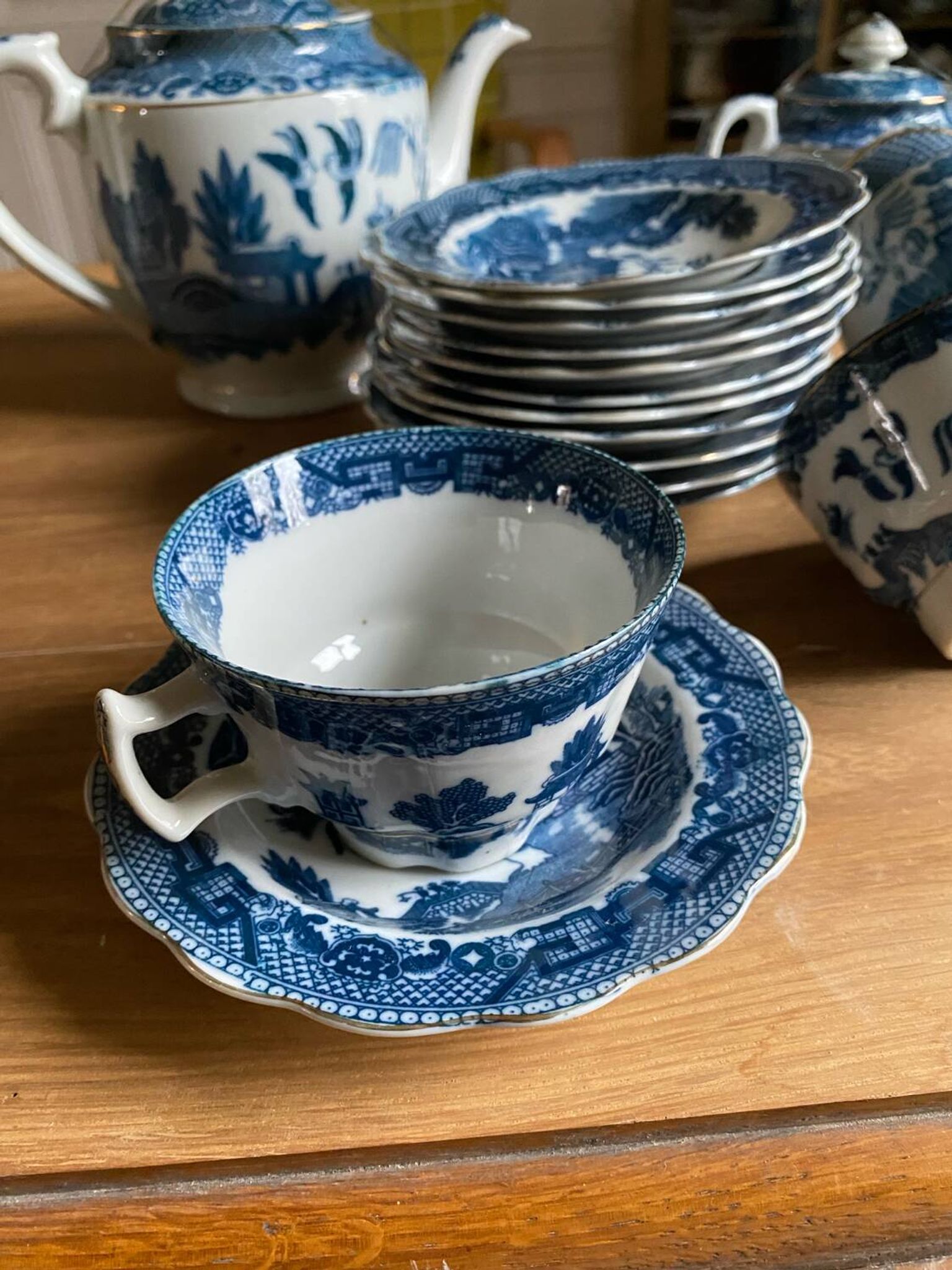 Service à thé Blue Willow