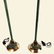 Brutalist Pair of Floor Lamps by Maison Valenti, 1970s-1980s