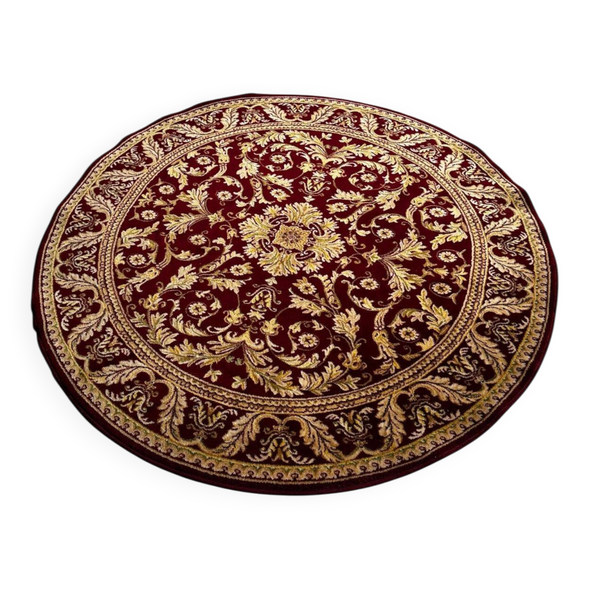 Round oriental-style rug 170cm