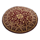 Round oriental-style rug 170cm