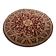 Round oriental-style rug 170cm