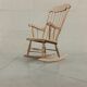 Wooden rocking chair 60's