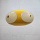 Massive Belgium Bug Eye Space Age UFO Lamp, Yellow Mid-Century Modern Light