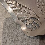 Asparagus server with 950 silver handle, Minerva silversmith Soufflot LXVI