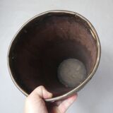 old carved wooden umbrella stand