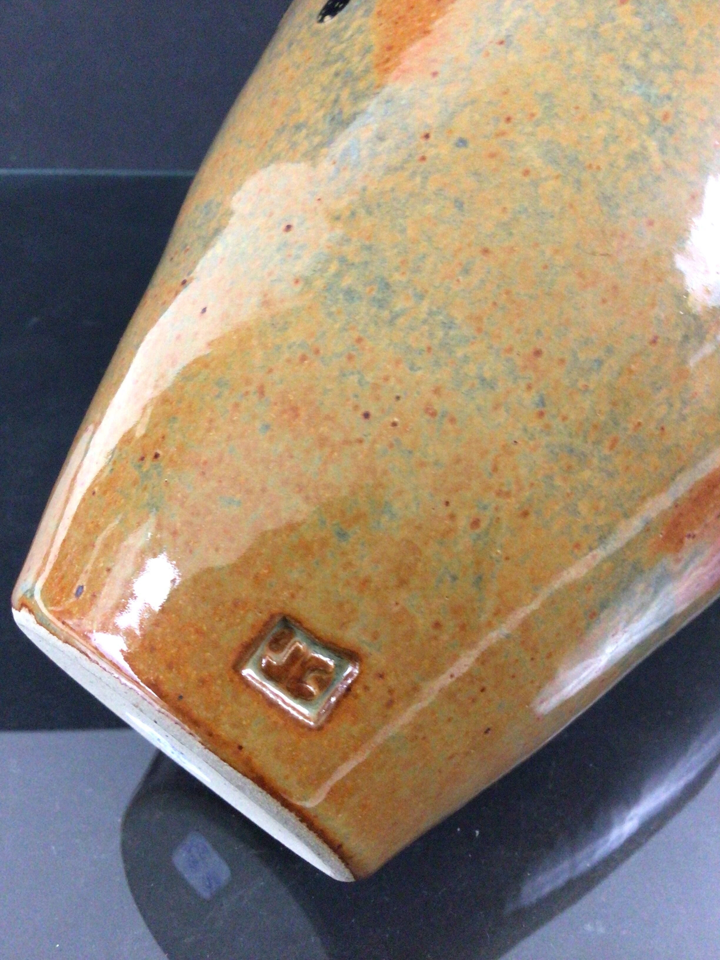 Sandstone vase Puisaye Jean Cacheleux