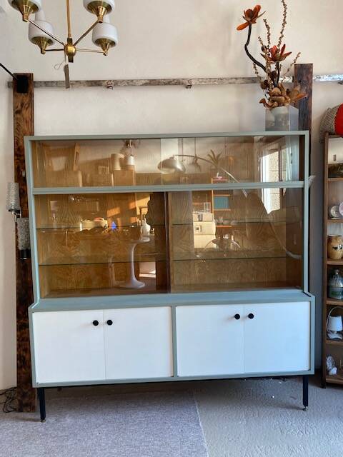 Vintage display cabinet bookcase