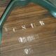 Tabouret à vis industriel bois et métal