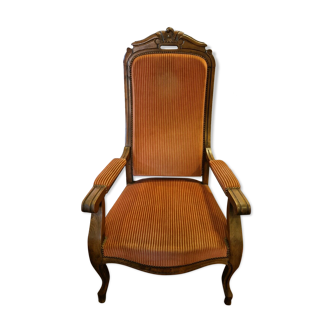 Fauteuil Voltaire en hêtre