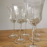 Service of 6 wine glasses Luminarc France