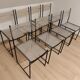 8 vintage Spaghetti chairs - By Belotti for Alias