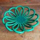 Bowl / Fruit bowl - Accolay ceramic - emerald green - vintage 1960s