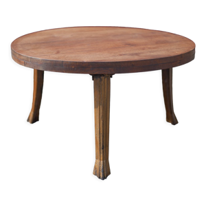 Table basse bois avec - fonte
