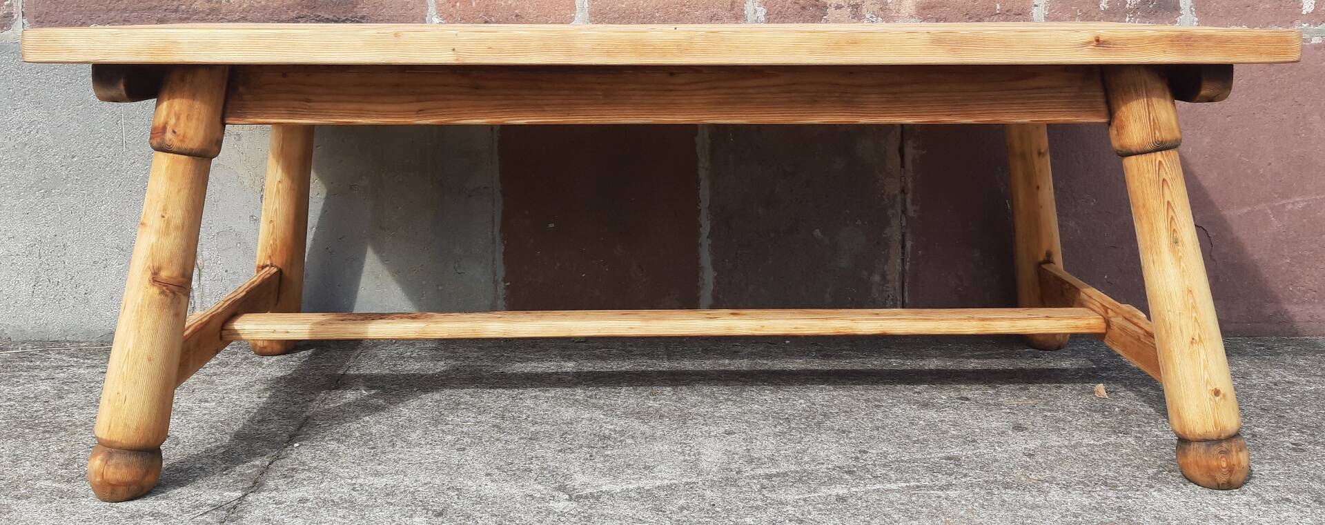 Brutalist table by Georges Robert (2 metres)