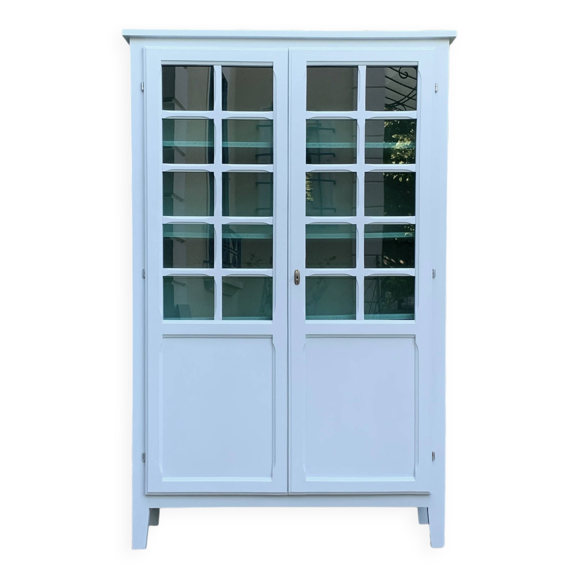 Vintage 1960s Parisian glass cabinet