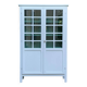 Armoire parisienne vitrée vintage 1960