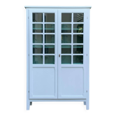 Armoire parisienne vitrée vintage 1960