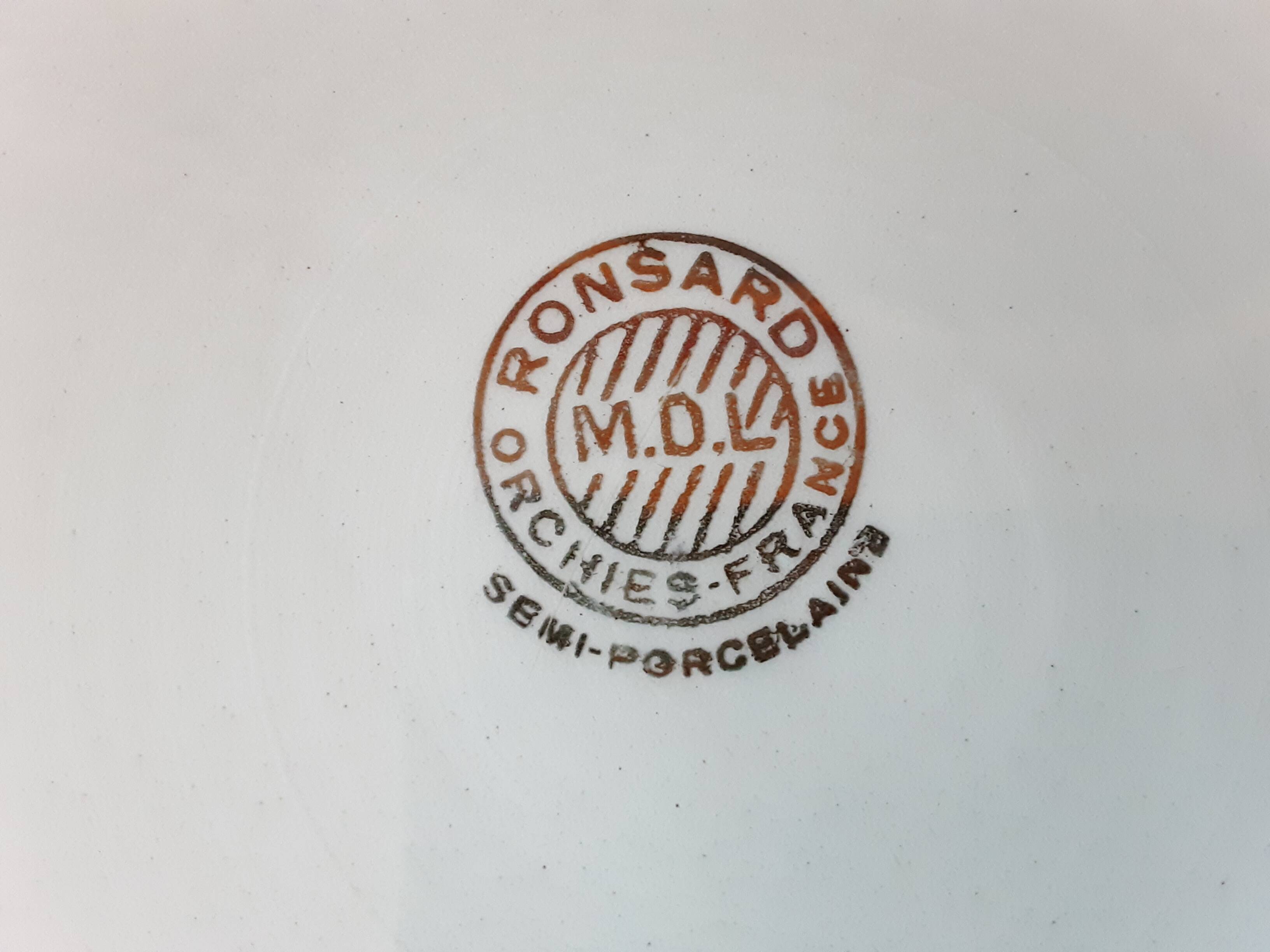 MDL RONSARD ORCHIES dish