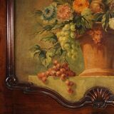 Italian mantelpiece mirror in wood from the 20th century