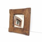 Oak mirror 33 by 30cm