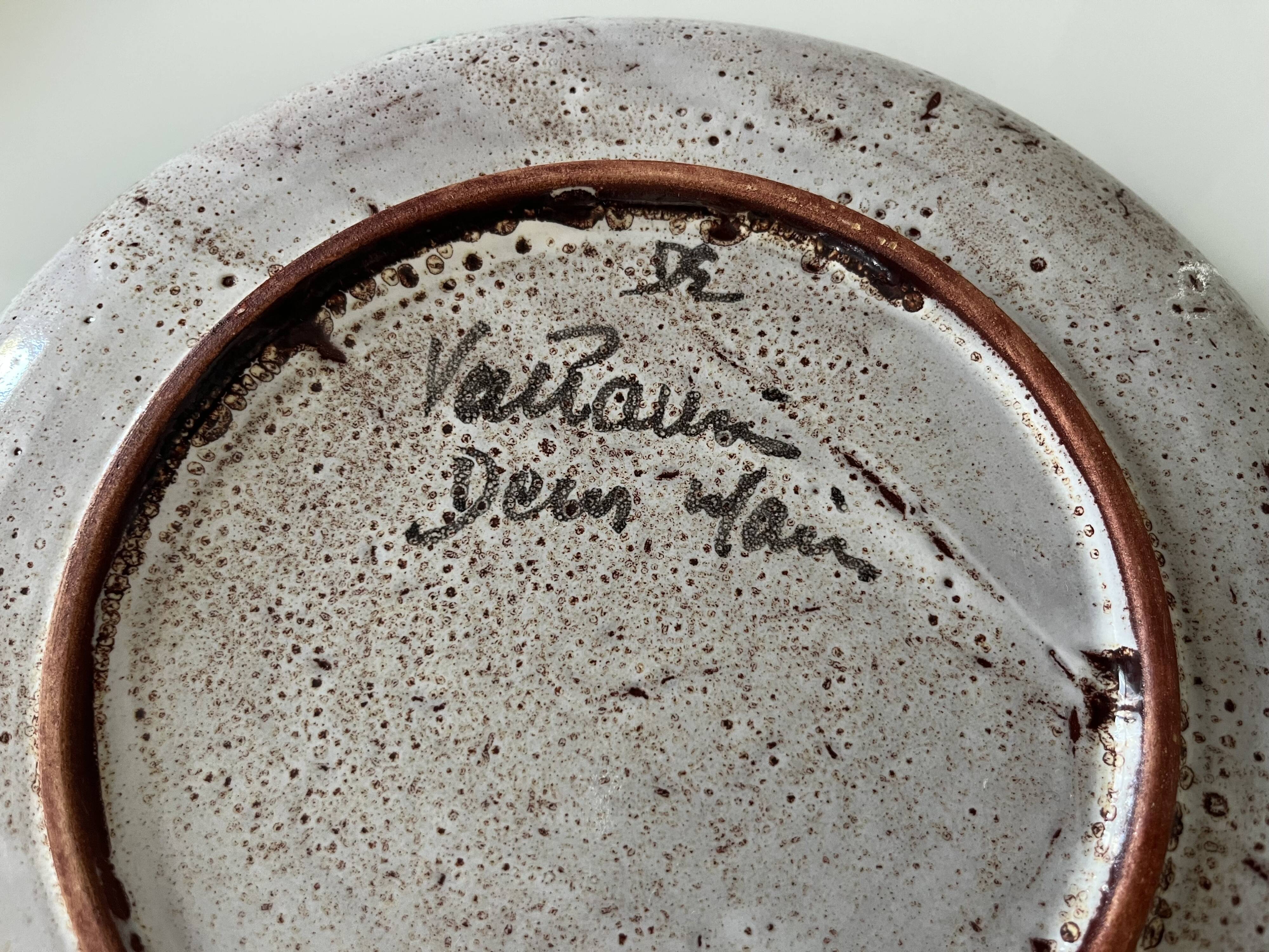 Fish service Vallauris dish + 12 plates