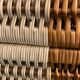 Rattan handbag and scoubidou's threads, 1950