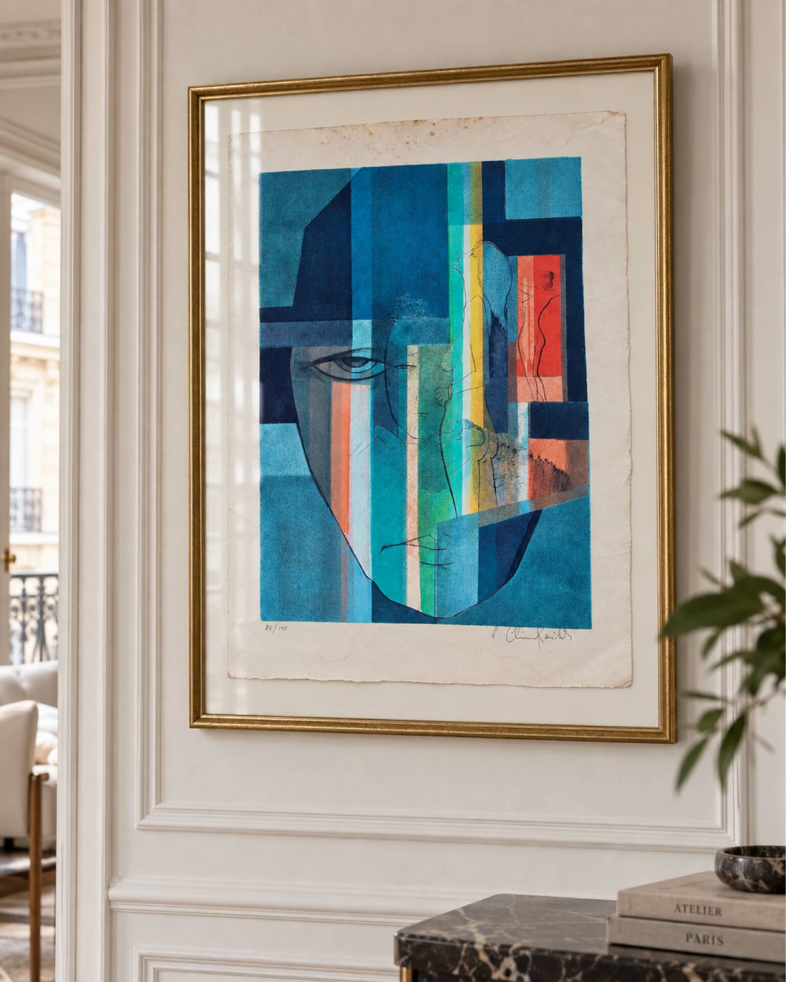 Sacha chimkevitch lithographie originale signée numérotée 82/175