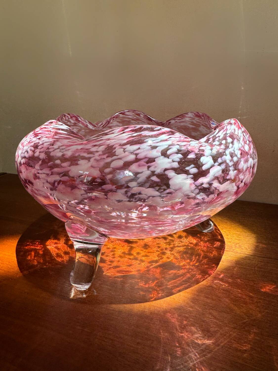 Old Clichy glass cup