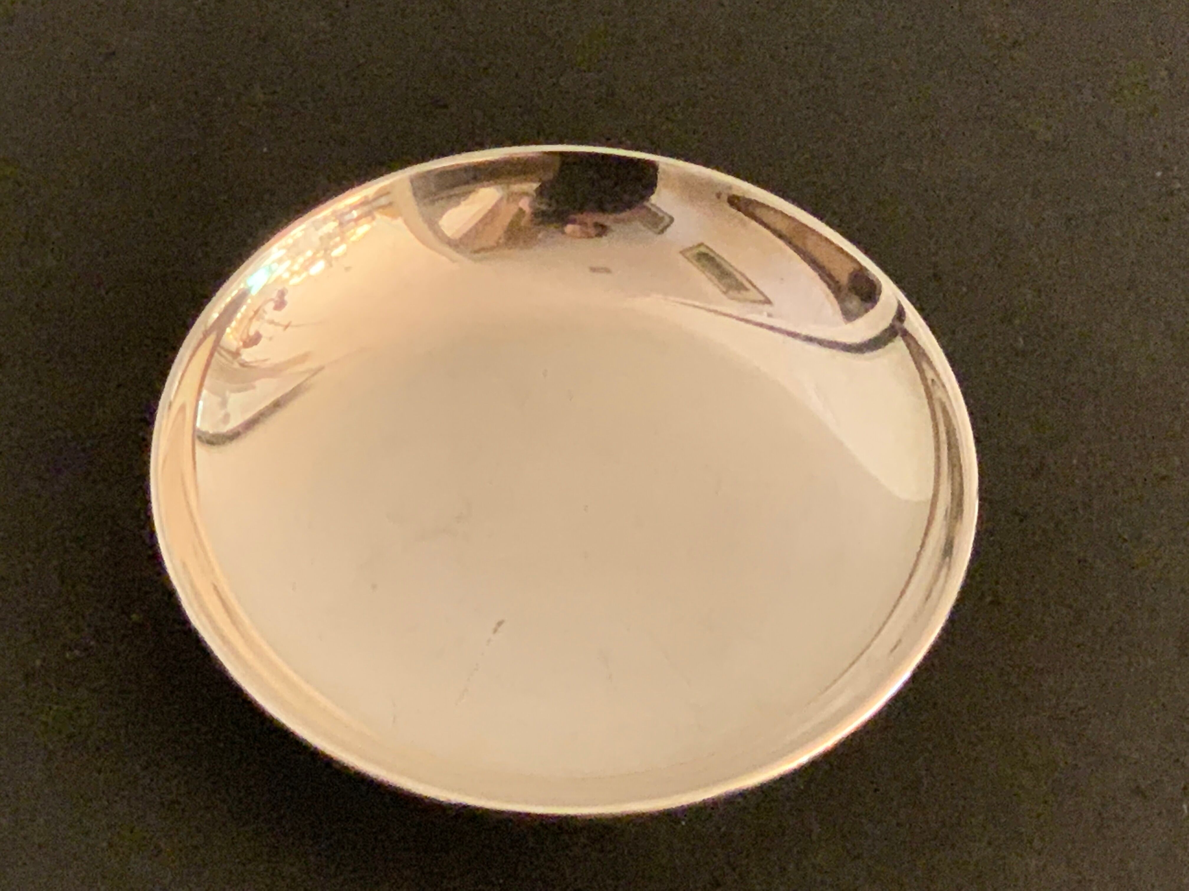 Baguier Christian Dior in silver metal art deco style