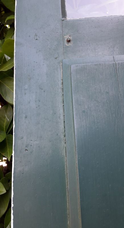 door 80x213cm Old oak glazed landing