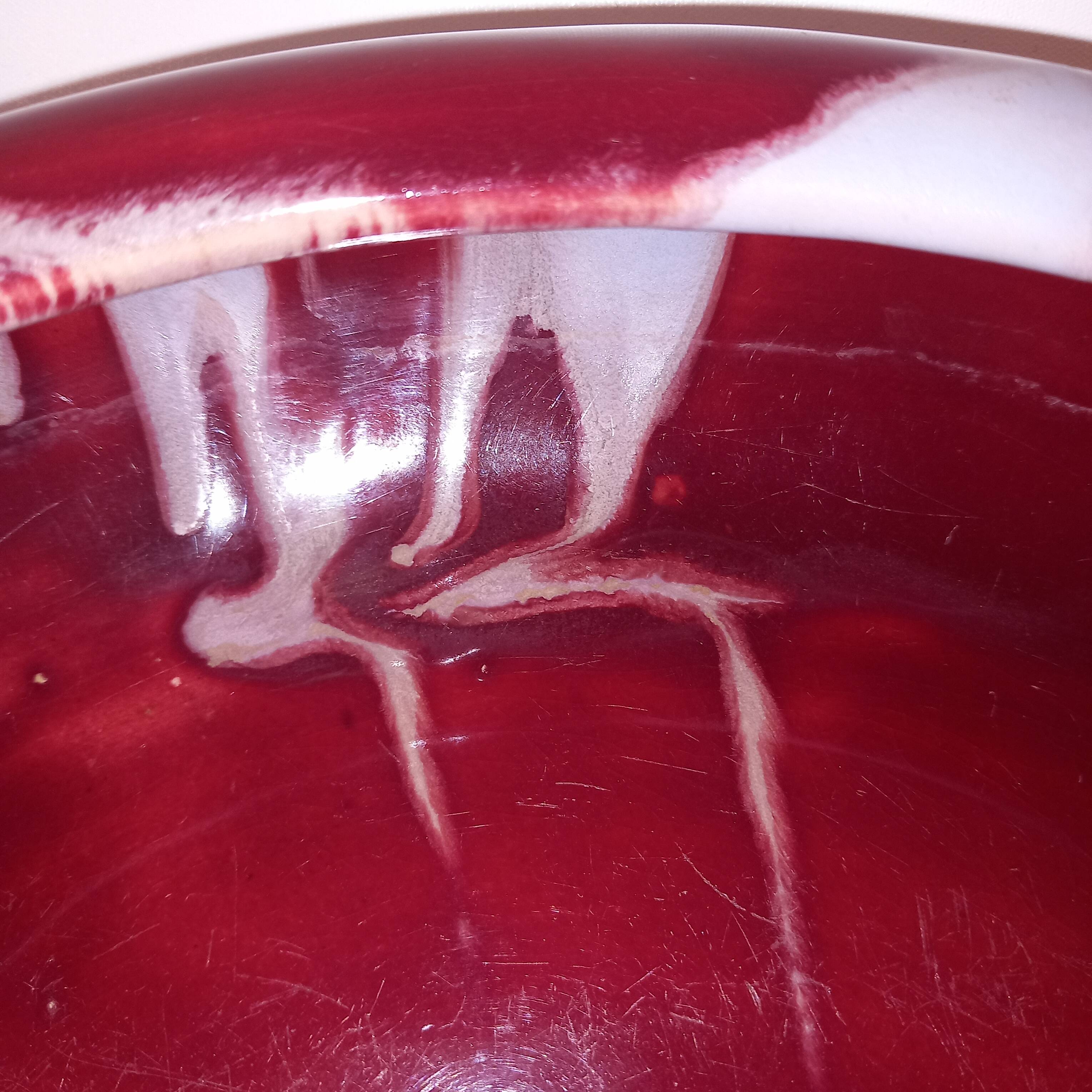 Large vintage ceramic cup style 60/70, from belgium