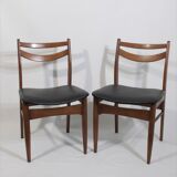 Scandinavian chairs, teak, 1960