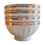 Set de 4 bols blancs en porcelaine