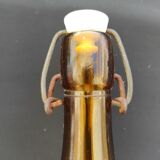 Rare glass bottle of 80 cl old cider les cidreries de l ouest